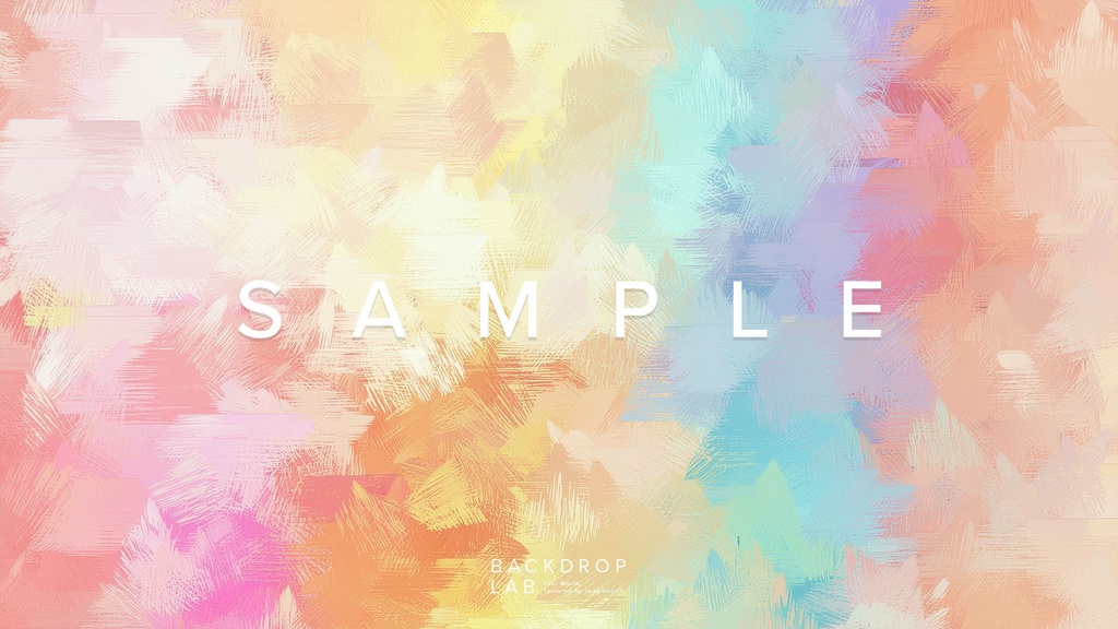 【背景セット】カラフル ブラッシュテクスチャ(15枚)