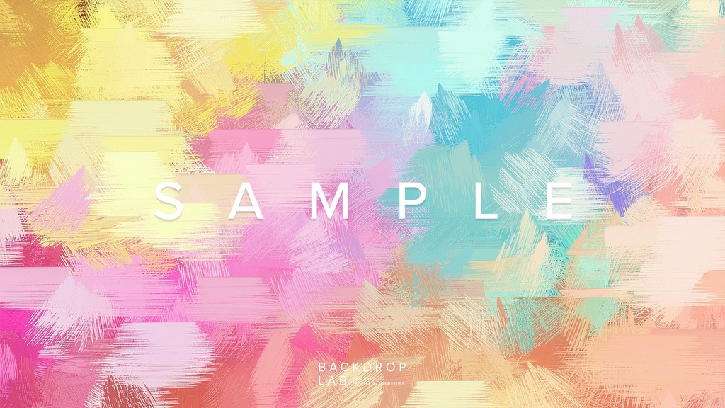 【背景セット】カラフル ブラッシュテクスチャ(15枚)