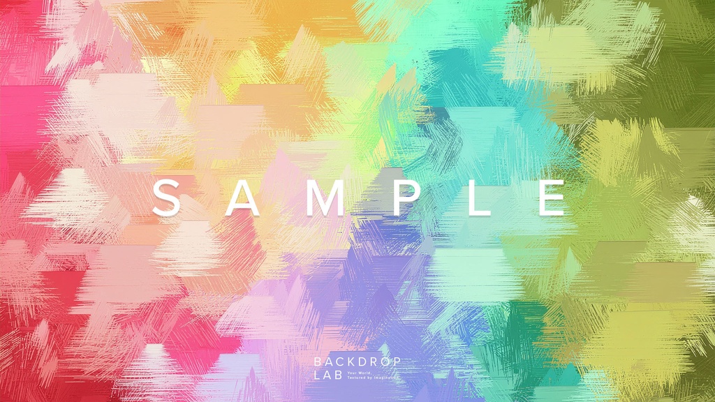 【背景セット】カラフル ブラッシュテクスチャ(15枚)