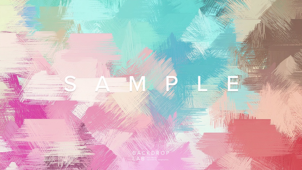 【背景セット】カラフル ブラッシュテクスチャ(15枚)