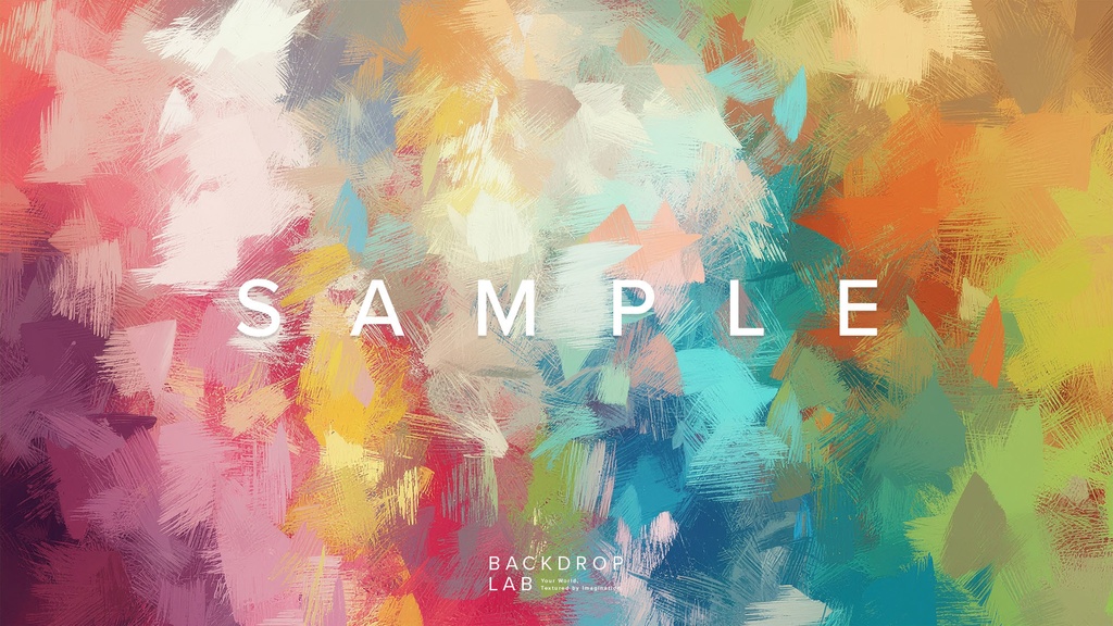 【背景セット】カラフル ブラッシュテクスチャ(15枚)