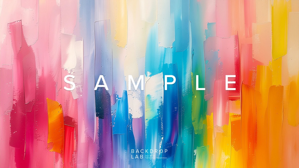 【背景セット】ペイントタッチ カラフルテクスチャ(10枚)