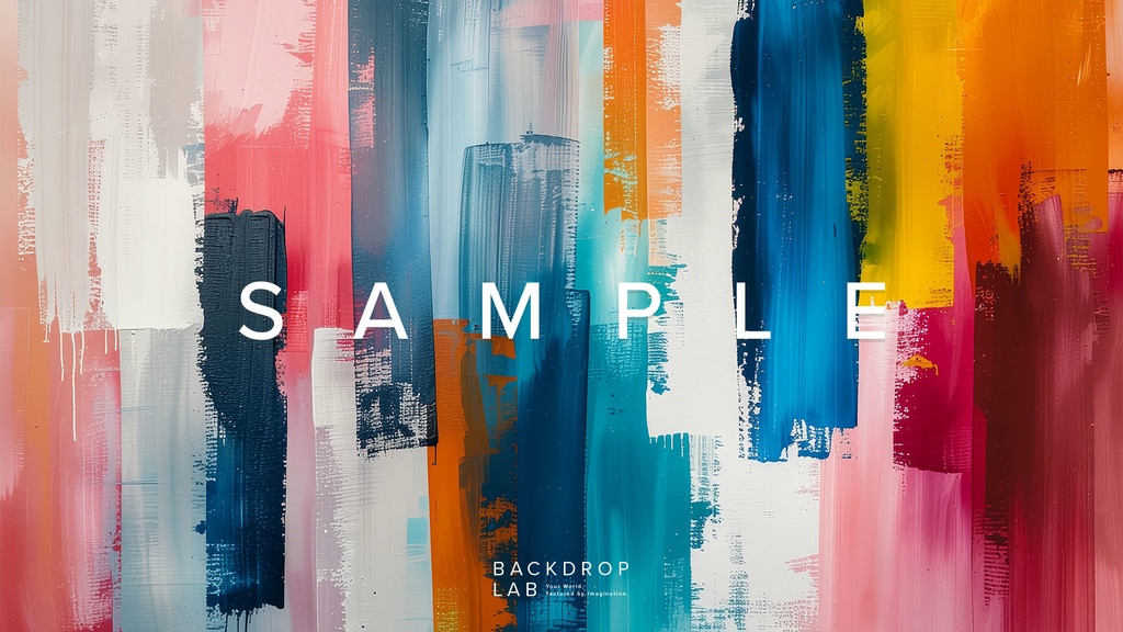 【背景セット】ペイントタッチ カラフルテクスチャ(10枚)