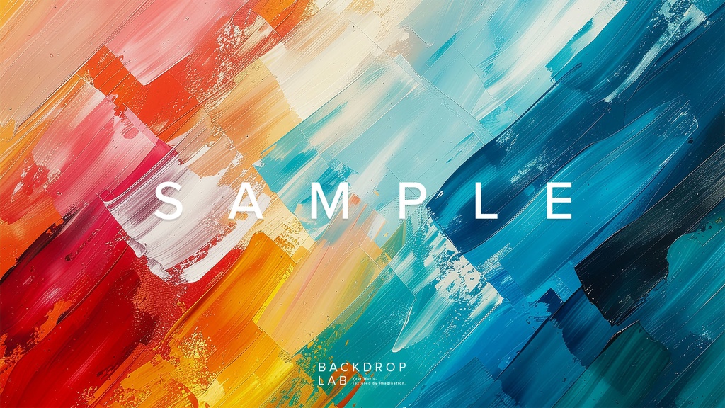 【背景セット】ペイントタッチ カラフルテクスチャ(10枚)