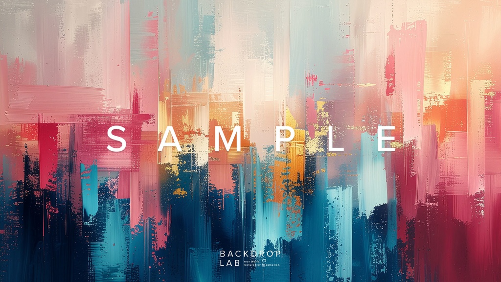 【背景セット】ペイントタッチ カラフルテクスチャ(10枚)