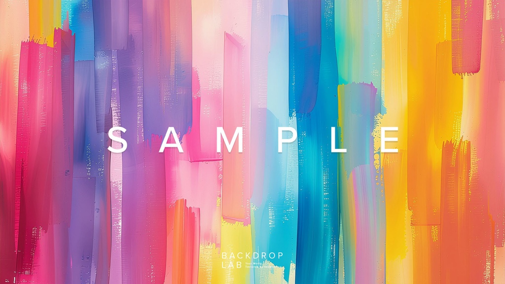 【背景セット】ペイントタッチ カラフルテクスチャ(10枚)