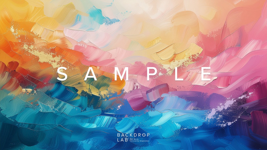 【背景セット】ペイントタッチ カラフルテクスチャ(10枚)