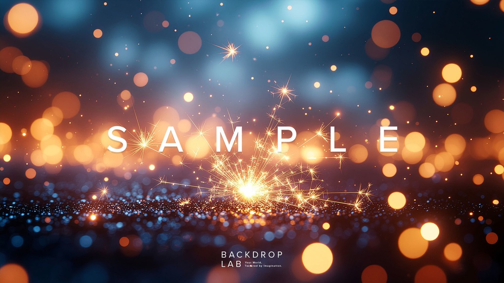 【背景セット】火花が舞うスパーク背景(10枚)