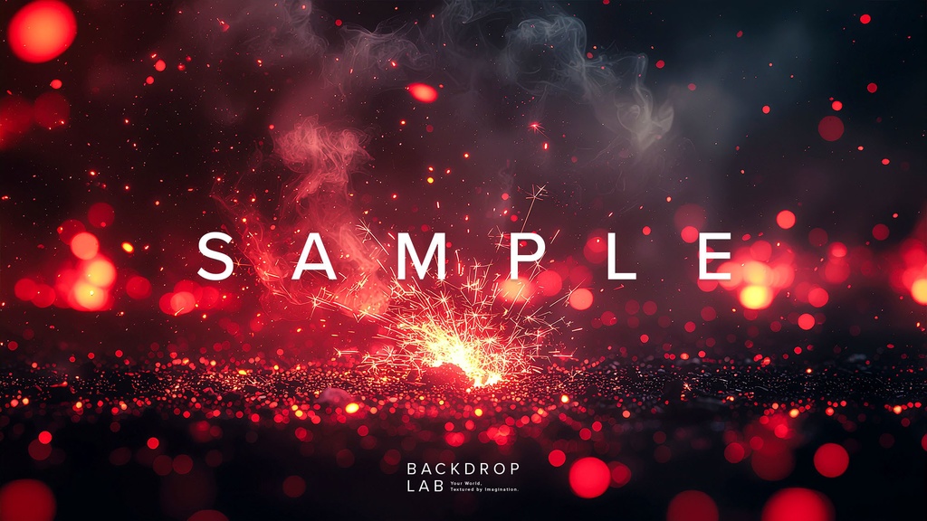 【背景セット】火花が舞うスパーク背景(10枚)