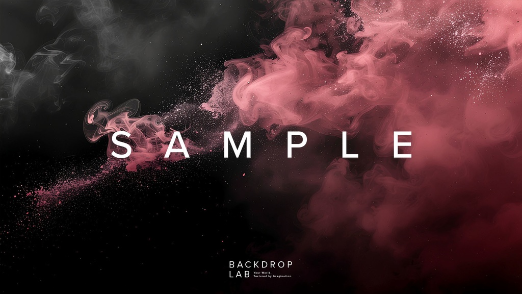 【素材セット】赤い煙が広がる抽象グラフィック(10枚)