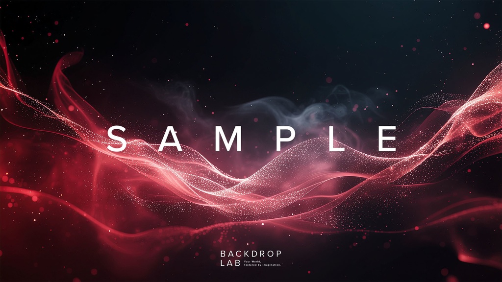 【素材セット】赤い煙が広がる抽象グラフィック(10枚)