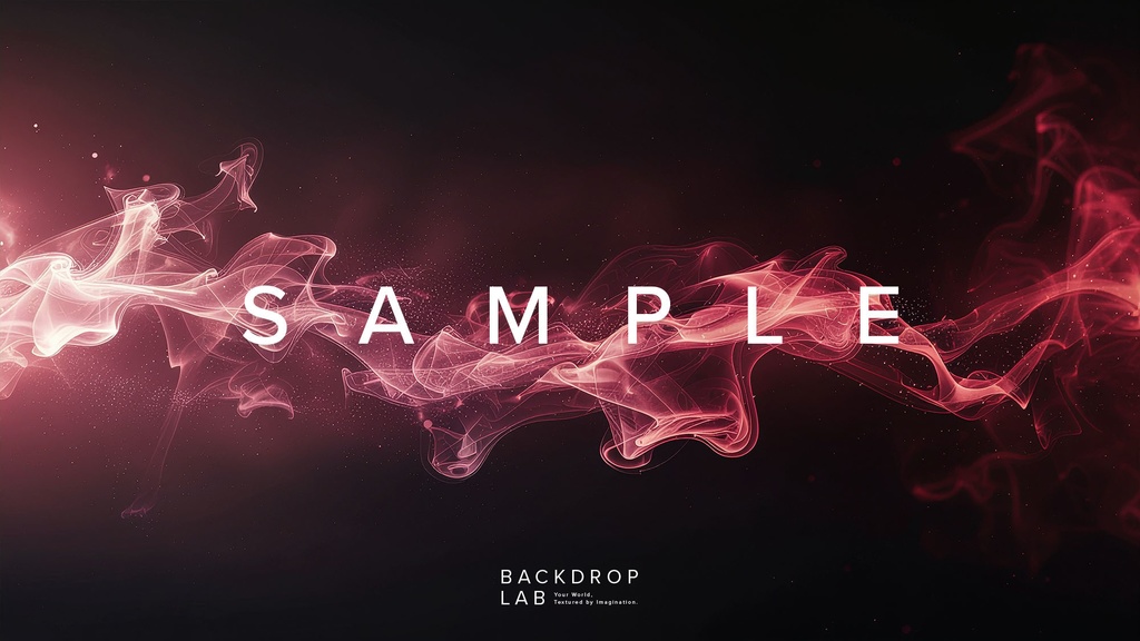 【素材セット】赤い煙が広がる抽象グラフィック(10枚)