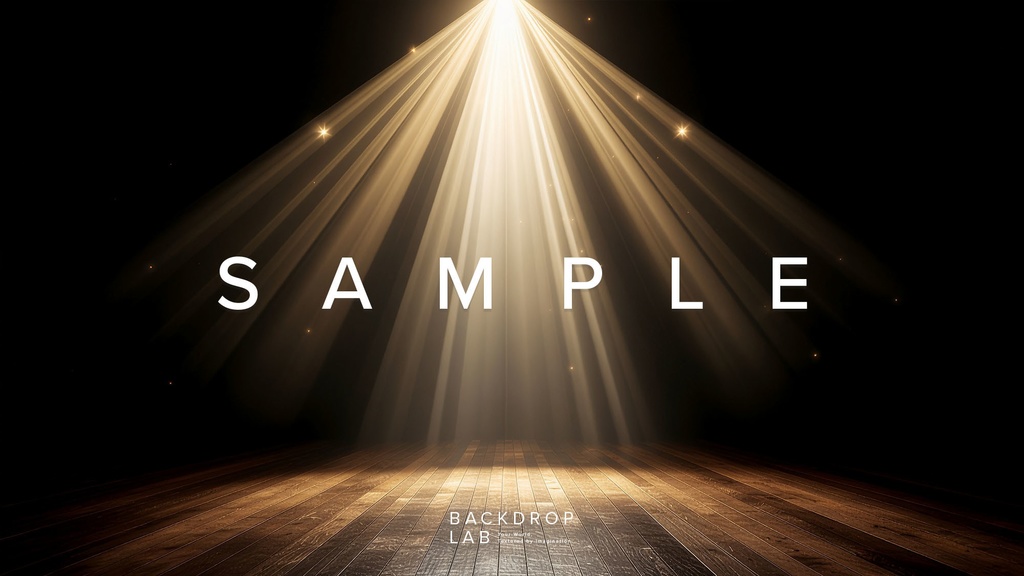 【背景セット】光が降り注ぐスポットライト(10枚)