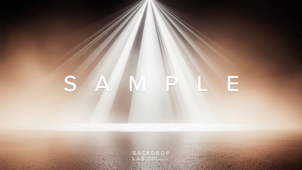 【背景セット】光が降り注ぐスポットライト(10枚)