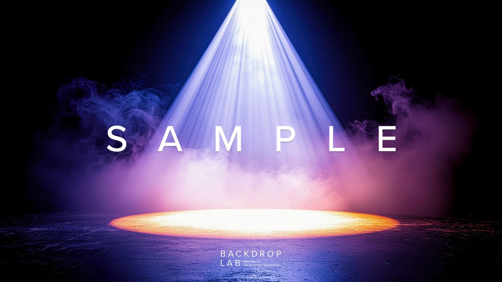 【背景セット】光が降り注ぐスポットライト(10枚)