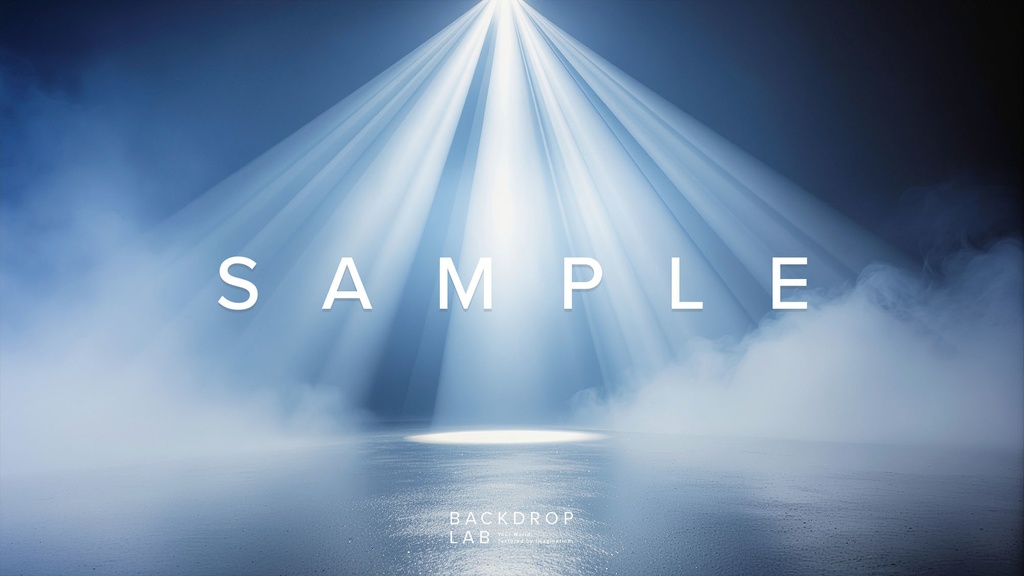 【背景セット】光が降り注ぐスポットライト(10枚)