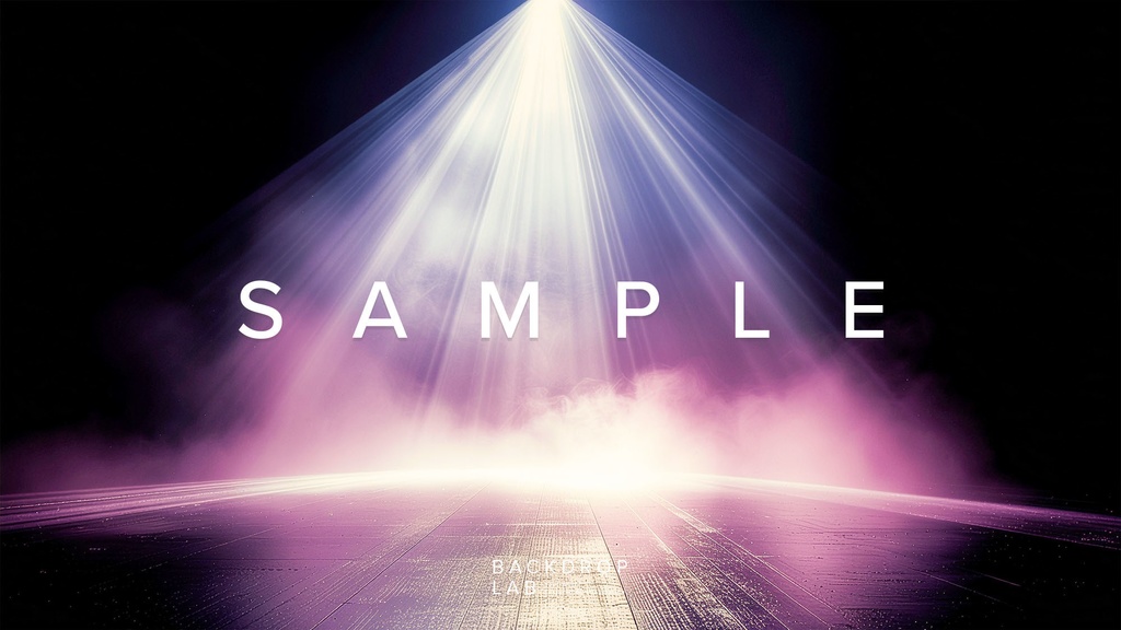 【背景セット】光が降り注ぐスポットライト(10枚)