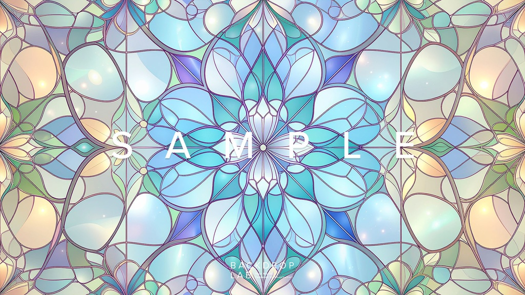 【背景セット】フローラル・オーナメントパターン(10枚)