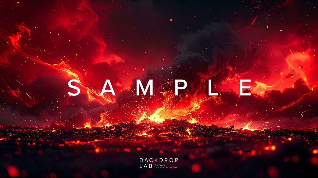 【背景セット】炎グラフィック背景(10枚)