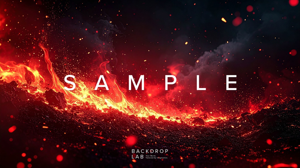 【背景セット】炎グラフィック背景(10枚)