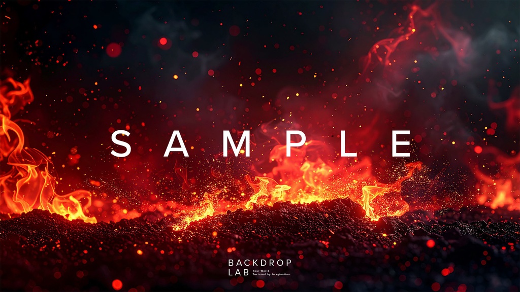 【背景セット】炎グラフィック背景(10枚)