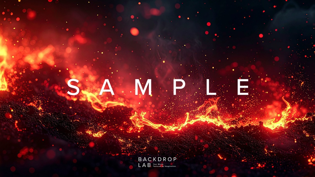 【背景セット】炎グラフィック背景(10枚)