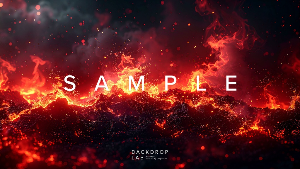 【背景セット】炎グラフィック背景(10枚)
