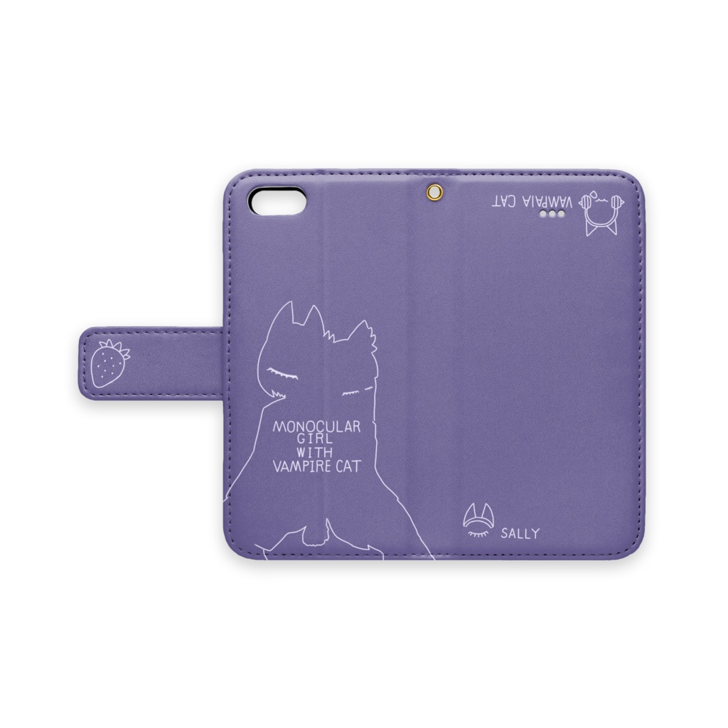 (シンプル)ねこにたんがん!iPhone向けケース