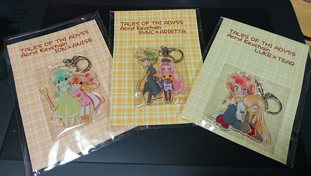 テイルズオブジアビス アクリルキーホルダー