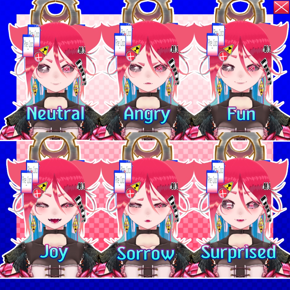 【VRM/VRoid】パイン_ココ3Dmodel