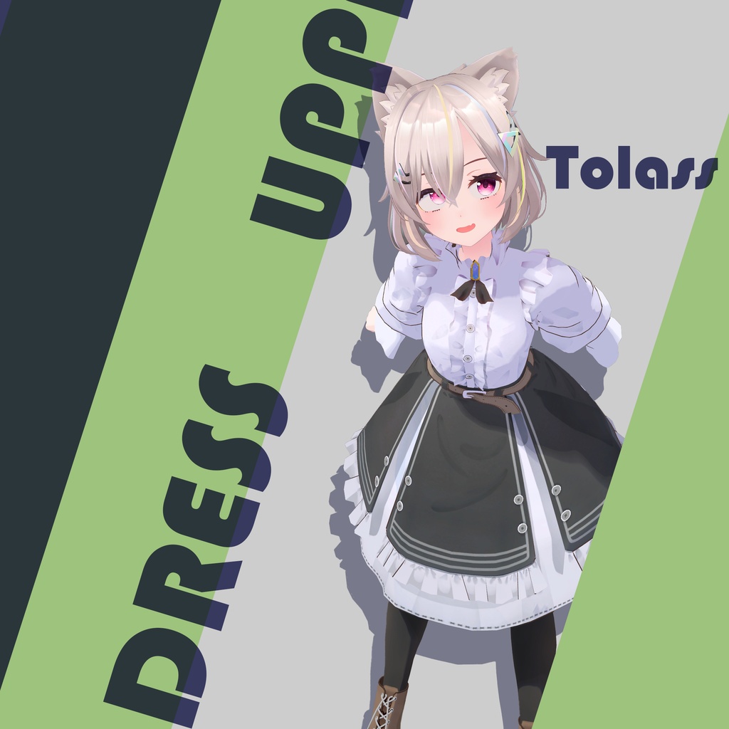 【VRChat】【3アバター対応衣装】Dress Uppp