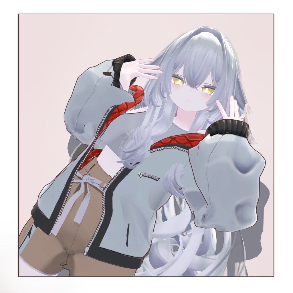 【VRChat】【4アバター対応衣装】だぼだぼじゃけっと