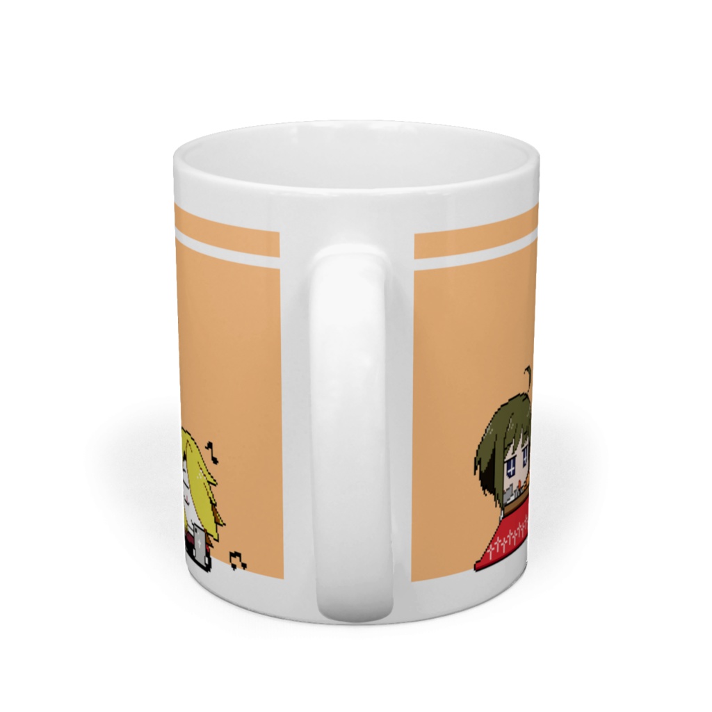 【クロスアイ】こたつマグカップ(ハルニ&ルヴィ)