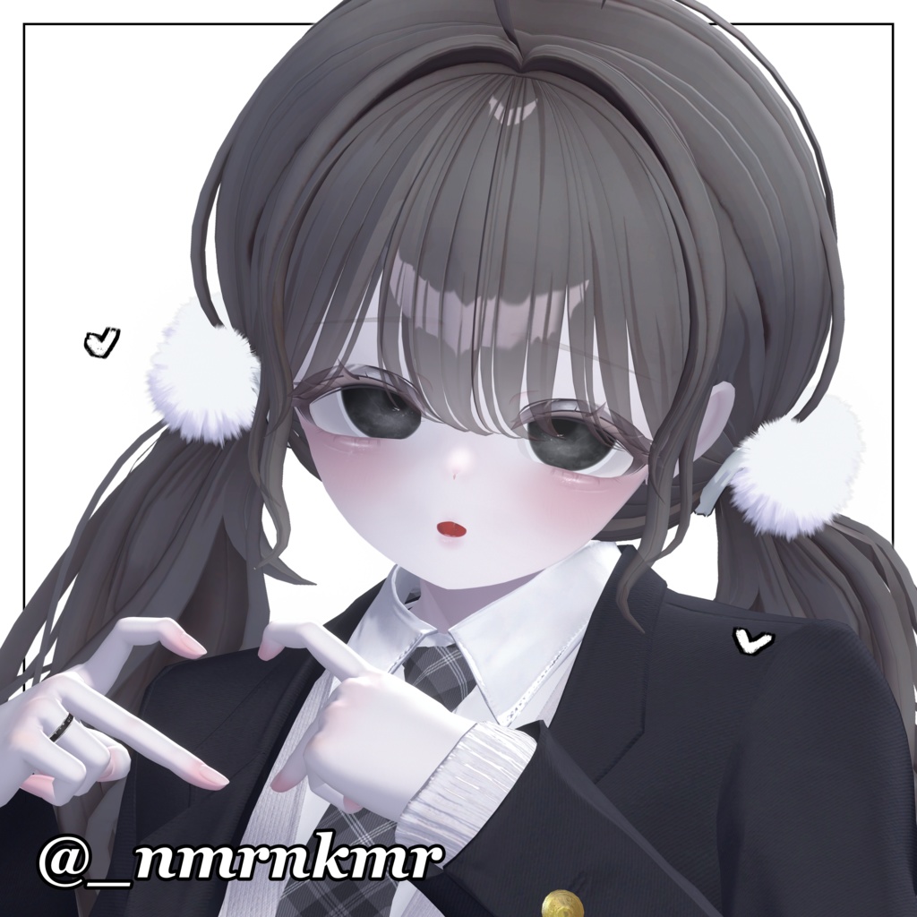 ୨୧ 「マヌカ」Manuka Natural Makeup + Eyes + Tongue Texture Set ୨୧