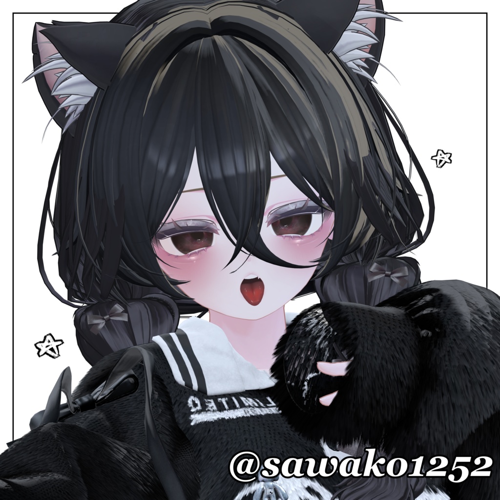 ୨୧ 「マヌカ」Manuka Natural Makeup + Eyes + Tongue Texture Set ୨୧