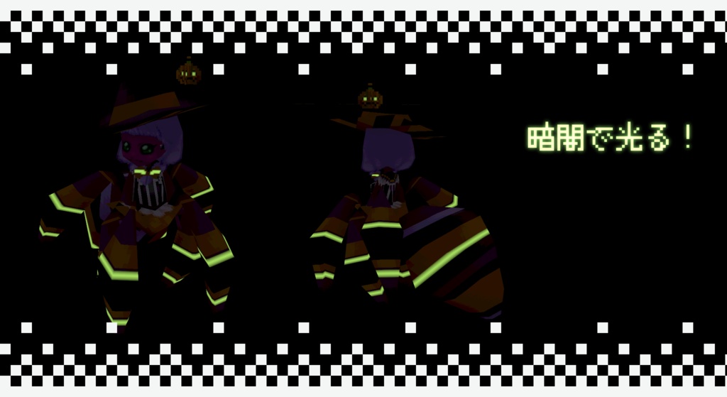 オリジナルローポリアバター【Spider Witch】