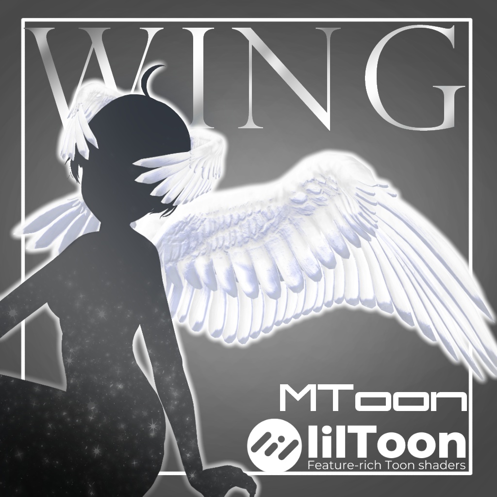 オリジナル3Dアクセサリー【Wing】