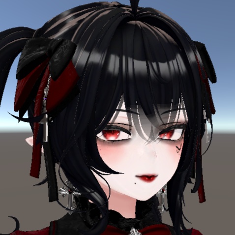 VRC 森羅 (Shinra) Vampire! ブレンドシェイプ (Blendshape & 10+ Animations)