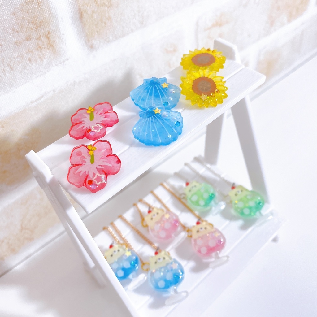 夏ヘアアクセ🌻🐚🌺&クリソバッグ🍹