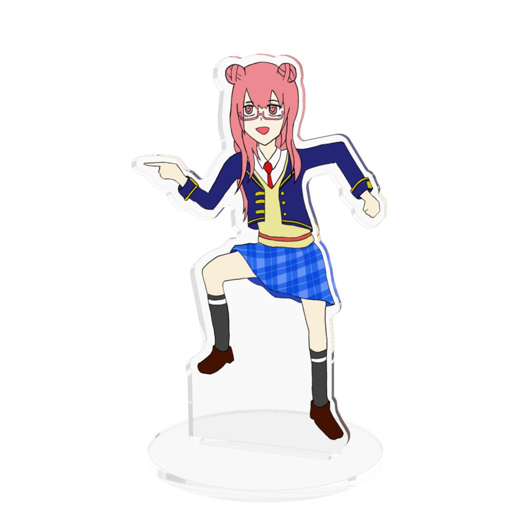 指差し確認するまつこちゃんアクリルフィギュア