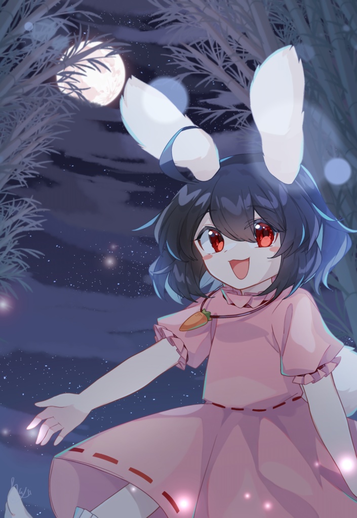 【竹林もふカル】ポストカード 因幡てゐ