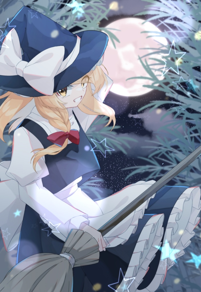 【永夜抄20th記念】ポストカード 霧雨魔理沙