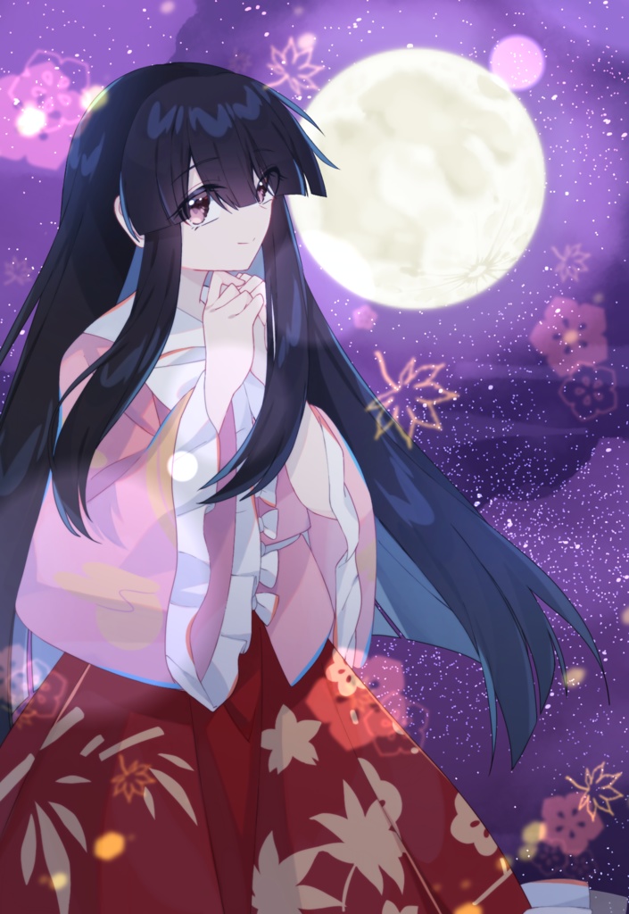 【永夜抄20th記念】ポストカード 蓬莱山輝夜