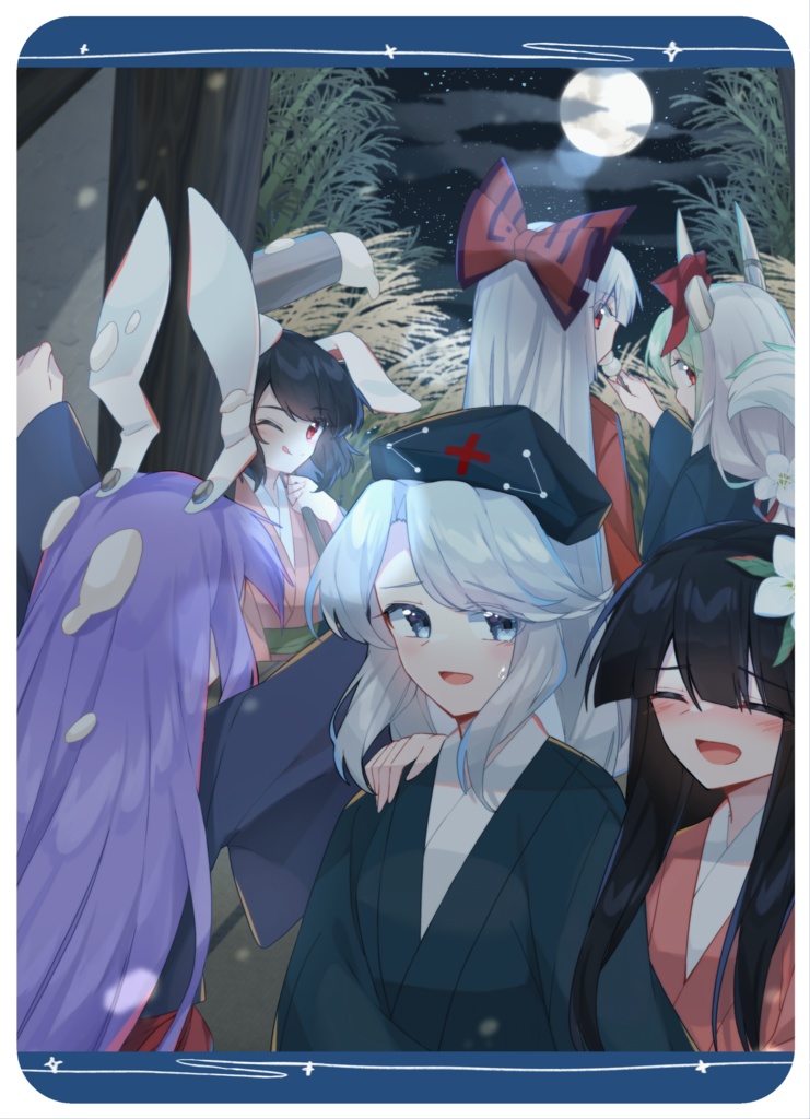 【永夜抄20th記念】A5クリア下敷き お月見永夜抄