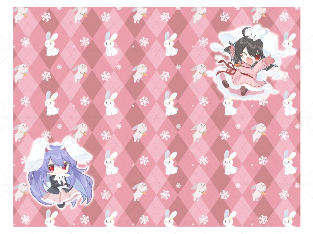 【冬毛もふカル】ふわモフブランケット ふわふわイナバ