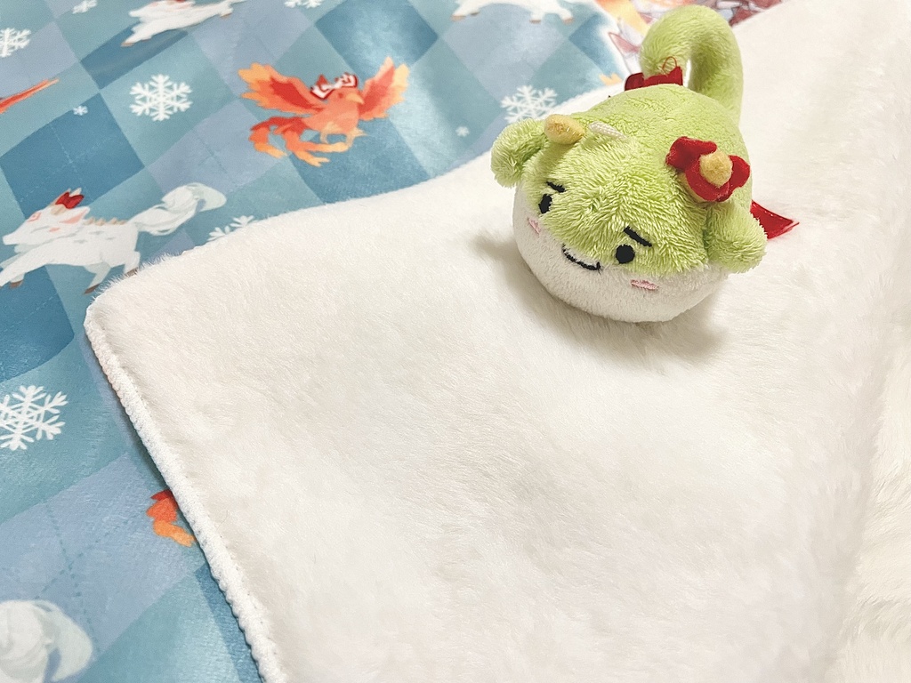 【冬毛もふカル】ふわモフブランケット ふわふわイナバ