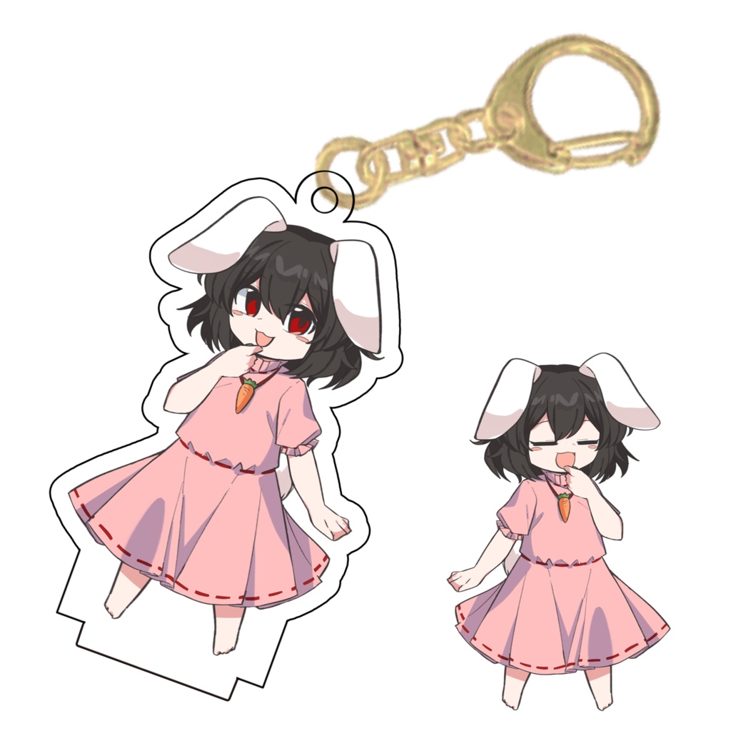 【竹林組SD立ち絵】アクキースタンド 因幡てゐ