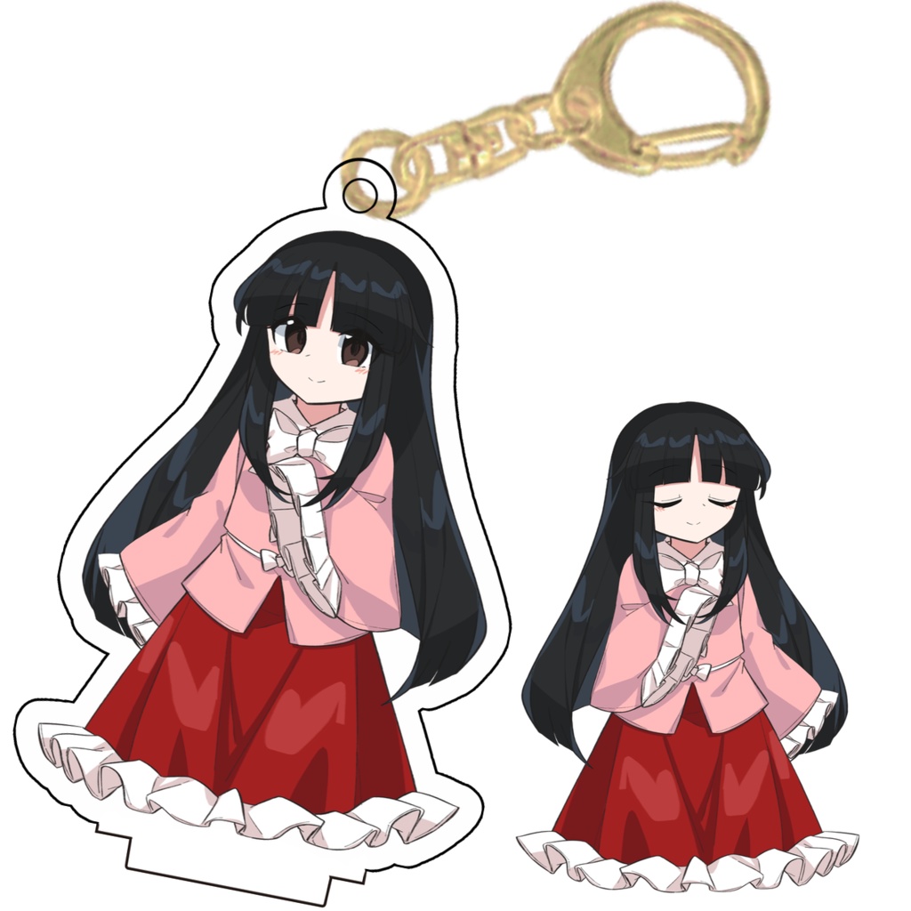 【竹林組SD立ち絵】アクキースタンド 蓬莱山輝夜