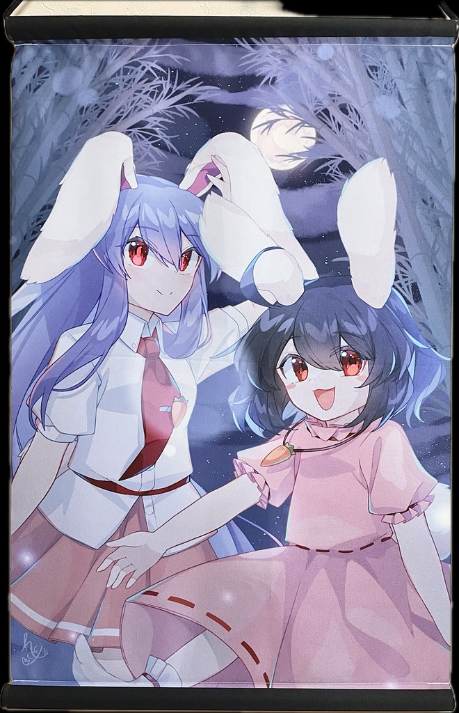 【竹林もふカル】A2タペストリー ふわふわイナバ