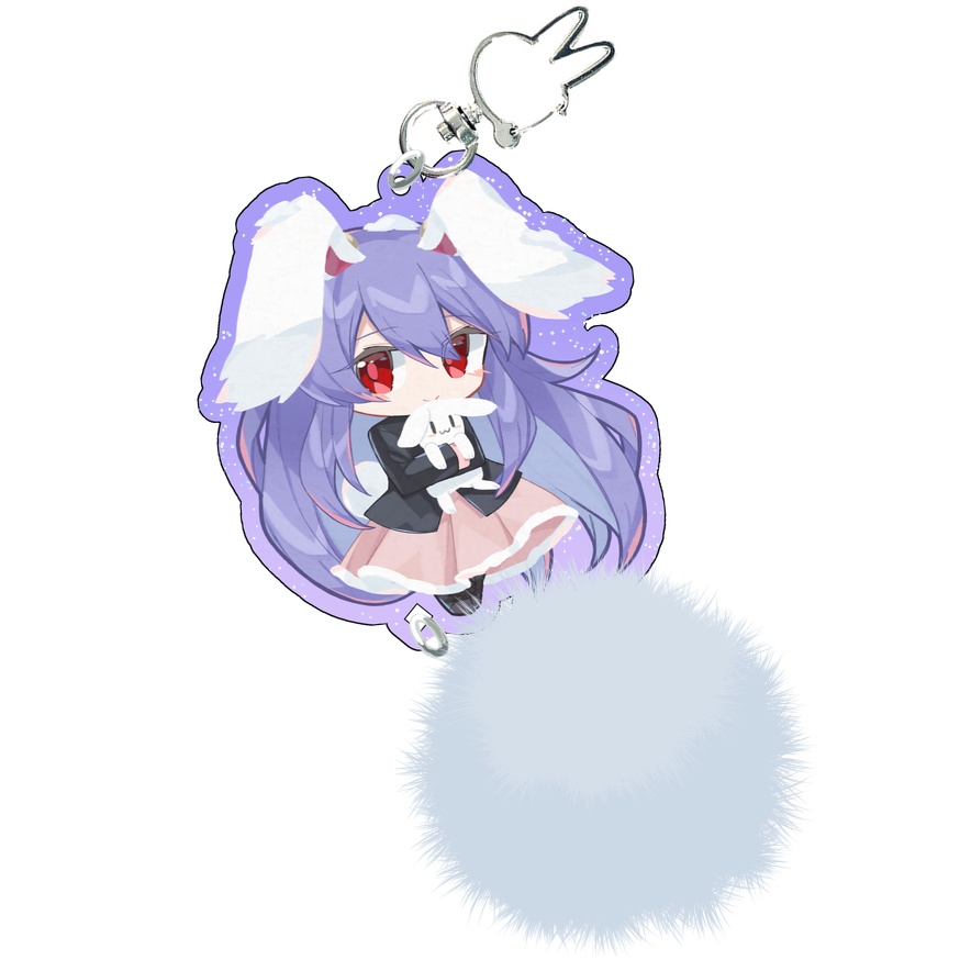 【冬毛もふカル】しっぽチャームアクリルキーホルダー